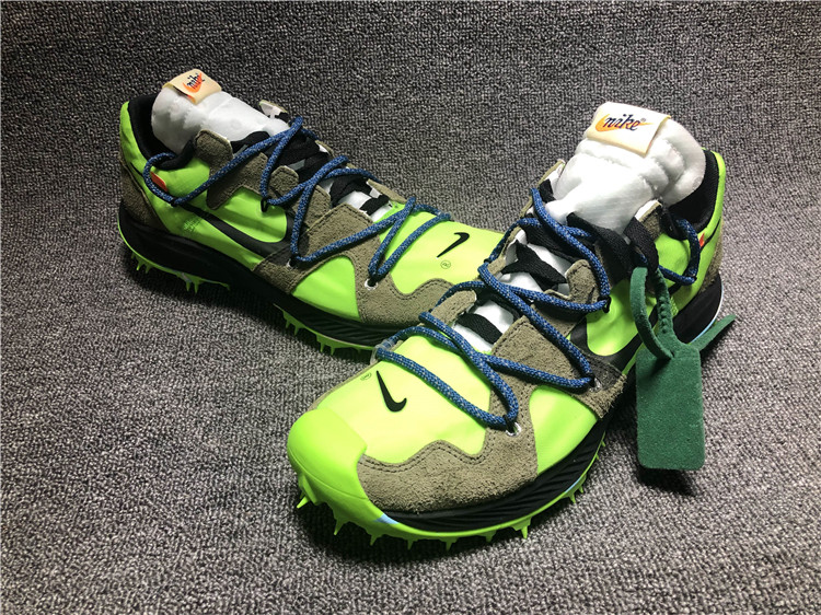 Nike Zoom Terra Kiger 5 Athlete in Progress Green Black Blue Shoes - Click Image to Close